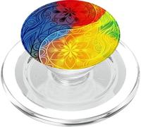 Tai Chi Yin Yang Cinco Elementos Chino Bagua Wushu Feng Shui PopSockets PopGrip para MagSafe