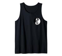 Tai Chi Yin Yang Símbolo Taiji Delantero y Trasero Qigong Kung Fu Camiseta sin Mangas