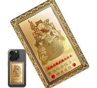 Tai Sui Amuleto 2025 - Tarjeta de cobre tradicional | Tarjeta protectora para el año de la serpiente, coleccionables de tarjetas de bendición para Año Nuevo chino y prosperidad