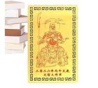 Tai Sui Card - Copper 8cm, Chinese Protection, Gold Tone Decorative | Horse Year Collectible, Portable Copper Keepsake For Men, Women, Mom, Dad, Grandma, Grandpa, Wife, Son, Daughter, Friends