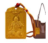 Tai SUI Pendant - Golden Alloy Charm for Family | 2026 Protection Card with Portable Design, Chinese New Year Gold Pendant, Men Women Mom Dad Grandma Grandpa Wife Husband Son Daughter Friends