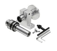 TAIBOSL Juego de pinzas de resorte de calidad con cabezal central de torno vivo con mandril accesorios de bricolaje para máquina de torno, centro giratorio, herramienta de carpintería, herramienta de