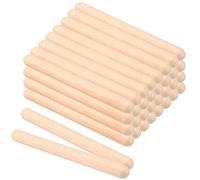 TAICHEUT 48 palos de música de ritmo de 20,3 cm, palos de madera clásicos, naturales, instrumentos de percusión musical, adecuados para amantes de la música, músicos