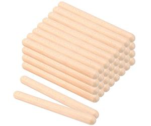 TAICHEUT 48 palos de música de ritmo de 20,3 cm, palos de madera clásicos, naturales, instrumentos de percusión musical, adecuados para amantes de la música, músicos