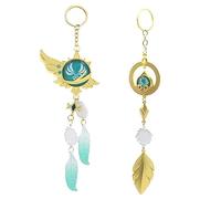 TaiCy Genshin Impact Vision Llavero, Accesorios de llavero de cosplay de personajes de juego (keychain Venti)