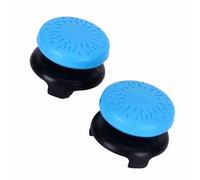 Taidda 2 uds. Thumbstick Cubierta de Silicona Suave, Palanca de Agarre, Controlador de Joystick, Tapa de Mando para, Aumento de del Controlador (BLUE)