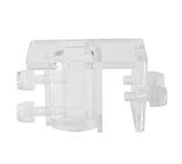Taidda Abrazadera Artística para Soporte de Clamp/Holder de Tubo de Fijación de Tubo de Manguera de Acuario, Soporte de de Acuario Ajustable con Dos Tornillos, Transparente, 60 * 40 * 35 Mm para