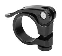 Taidda Abrazadera de Sillín Ligera de Aleación de Aluminio de Liberación Rápida para Bicicleta de Carretera y Montaña de 31,8 Mm, Abrazadera Duradera para Tija de Sillín de Bicicleta para un Fácil