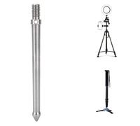 Taidda Accesorios para Cámara Adaptador de Montaje en Punta de Metal Acero Inoxidable Sólido Adecuado para Profesionales de Fotografía con Pendientes de Barro y (12cm)