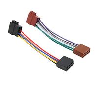 Taidda Adaptador de Arnés de Cableado para Radio de Coche, Conveniente Cable ISO Macho a Hembra de 16 Pines para Cabrio/Corrado/Euro Van, Fácil Instalación, Plástico como Se Muestra en la Imagen,