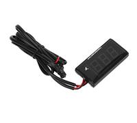 Taidda Ajuste de Motocicleta para Medidor de Temperatura de Agua Ultrafino Medidor de Temperatura de Agua con Carcasa ABS de Alta Precisión para Modificación DC12V, de de Digital Impermeable para