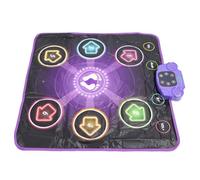 Taidda Alfombra de Baile para Niños con Luces Deslumbrantes, Inalámbrica, Bluetooth, Volumen Ajustable, Antideslizante, Almohadilla de Juego de Baile para Diversión en el Hogar Al Aire Libre, 35,2 X