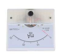 Taidda Amperímetro de CC, Medidor de Puntero Compacto de 0-30MA para Probadores Eléctricos de Gabinete de Distribución de Energía