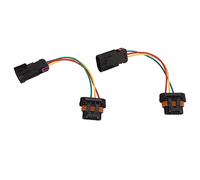 Taidda Arnés de Cables de Conversión de Faros Material ABS Duradero Reemplazo Plug and Play Apto para 800 2011-2014, 2 Piezas Adaptador de Cable de Plástico ABS para Carcasa 900xp