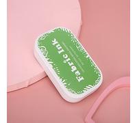 Taidda Art Supply - Almohadilla de Tinta para Sellos, Diseño Transparente y Brillante, para álbumes de Recortes Vintage, Color Naranja, Amarillo, Rojo Oscuro, Verde Primavera, Cian, Segura y No