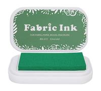 Taidda Art Supply - Almohadilla de Tinta para Sellos, Diseño Transparente y Brillante, para álbumes de Recortes Vintage, Color Naranja, Amarillo, Rojo Oscuro, Verde Primavera, Cian, Segura y No