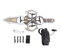 Taidda Avión Flying Sword RC, Avión de Control Remoto con Control de Gestos con Batería Modular y Cuerpo de Alta Dureza, para Juguete de de Combate con Giro (3 baterías de Iones de Litio de 500 mah.)
