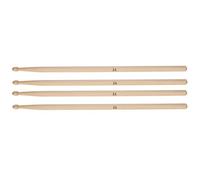 Taidda Baquetas de Jazz de Madera de Arce Duraderas para Práctica Diaria 5A/5B 2 Pares para Principiantes Arce/Burleywood 16.02 Pulgadas 0.55 Pulgadas Adecuado para Práctica Fácil de Jazz/rock