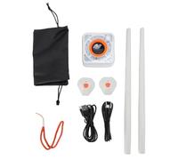 Taidda Batería Electrónica Portátil, Baquetas de Aire con 3 Modos de Reproducción Altavoz y Pedal Incorporados, para Viajes y Actuaciones Al Aire Libre