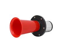 Taidda Bocina de Aire Antigua Klaxon para Motocicleta y Coche, Vintage, 12V, 110dB, para Camión, RV, 3,5 Pulgadas, Cromada