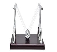 Taidda Bola de Péndulo Innovador Juguete de Descompresión para Niños Adultos Estudio de Oficina, Bola Oscilante Duradera para Aliviar el Estrés, Plástico+ de Acero, 5.3x4.5x5.5in