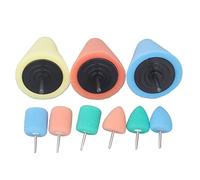 Taidda Bola Pulidora de Esponja de Cono para Pulido de Metales para el Cuidado del Cubo de Rueda Automotriz, Reutilizable y Duradera para Automóviles, Barcos, Motocicletas