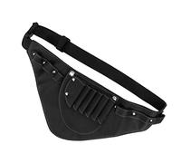 Taidda Bolsa de Cintura para Herramientas de Peluquería, Duradera, de Doble Capa, para Estilistas Profesionales, Diseñadores, Barberías, Cuero PU Portátil