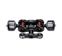 Taidda Brazo Adaptador de Cabeza Esférica, Soporte Duradero para Cámara con Perilla Articulada para Mayor Seguridad