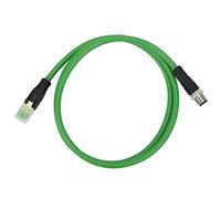 Taidda Cable de Conexión M12 a RJ45 Cable de Red de Alta Flexibilidad para Ethernet Industrial IP67 a Prueba de Agua para Maquinaria, Líneas de Ensamblaje [1 X conector]