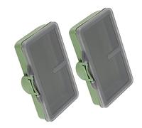 Taidda Caja de Almacenamiento de Aparejos, Mini Caja de Almacenamiento para Pesca 2 Piezas de Gadgets de Gadget de Pesca Mini PP de de Aparejo de Carpas para Accesorios para de (1 Cuadrado)