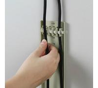 Taidda Caja de Almacenamiento de Cables Eficaz, Dispositivo Autoadhesivo Multifuncional para Bloqueo y Clasificación de Cables, Uso en el Hogar y la Oficina, Material Plástico