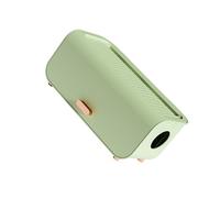 Taidda Caja de Gestión de Cables, Organizador de Cables Duradero para de Alimentación de Escritorio, Cargadores, Ideal para Uso en el Hogar y la Oficina (Verde Claro)