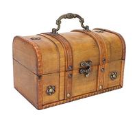 Taidda Caja de Memoria Vintage, Elegante Maleta Retro de Almacenamiento de Cedro para Decoración del Hogar, Exhibición de Dormitorio