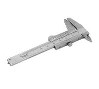 Taidda Calibrador Vernier de Acero Inoxidable Herramienta de Medición Calibrador Deslizante 0-50 Mm / 0-1,97 Pulgadas Imperial de Doble Escala con Resistente para Mediciones Pasos