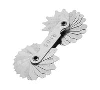 Taidda Calibre de Filete de Radio de Acero Inoxidable, Herramienta de Medición R52-100MM para Fabricantes de Herramientas y Troqueles, 1,5 Oz (R1-6.5MM)