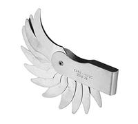 Taidda Calibre de Filete de Radio de Acero Inoxidable, Herramienta de Medición R52-100MM para Fabricantes de Herramientas y Troqueles, 1,5 Oz (R25-50MM)