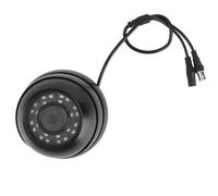 Taidda Cámara Domo AHD de 1080p con Visión Nocturna de 14LED para Autobús, Camión, Cabina, de Vigilancia con Carcasa de Hierro Negro para Coche y Barco (Black)