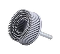 Taidda Cepillo Abrasivo de Goma de Esmeril con Disco de Cerdas para Pulido de Metales, Rueda de 2 Pulgadas para Eliminación de óxido de Rebabas, Grano 50# 80# 120# para Taladros Eléctricos, Verde