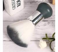 Taidda Cepillo de Barrido de Cabello Roto Cepillo de Limpieza de Peluquería Cómodo para Barbería Rosa Gris para Todos los Barberos y Diseñadores Nylon ABS 1 Pieza (GRAY)