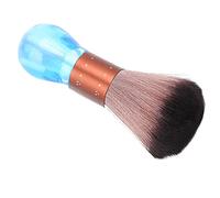 Taidda Cepillo de Limpieza de Polvo para el Cabello, Removedor de Pelo de Fibra Suave para Cuello, Cara, Peluquería, Uso Doméstico, Azul y Rosa (BLUE)