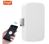 Taidda Cerradura de Cajón Desbloqueo Rápido Inteligente Antirrobo para Archivadores Armarios ABS+PC Blanco