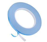 Taidda Cinta Adhesiva Conductora Térmica Aislamiento Duradero para Enfriador de Aleta LED IC Fijo, Cinta de Fibra de Vidrio Azul de 8 Mm X 0,2 Mm para Iluminación LED IC, 1 Unidad