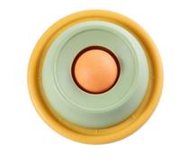 Taidda Comedero Lento para Gatos, Dispensador de Golosinas Líquidas, Estera Interactiva para Lamer para Comida Húmeda con Base Antideslizante, Material PP de Calidad Alimentaria (Green)