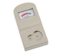 Taidda Comprobador de Batería de Botón, Herramienta Portátil de Medidor de Batería Pequeña para Baterías Regulares o Recargables, Material ABS