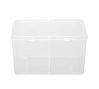 Taidda Contenedor de Hisopos de Algodón, Caja Organizadora de Esmalte de Uñas para Almacenamiento de Herramientas de Manicura, Plástico Resistente Al Agua, Ahorro de Espacio, Adecuado para Uso