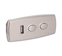 Taidda Controlador de Interruptor Sofás Eléctricos Duraderos Control Remoto para Uso Doméstico, Puerto USB de Carga Interruptor Reclinable de 5 Pines y 2 Botones Aplicable para Piezas Reclinables