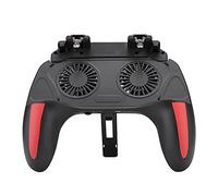 Taidda Controlador de Juego con para Juegos Móvil con Ventiladores de Refrigeración Duales, Disipación de Calor para Teléfono Inteligente, Agarre Ergonómico Cómodo de 4,7-6,5 Pulgadas para Jugadores