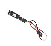 Taidda Controlador de Luz de Coche RC, Interruptor, Cable Receptor de Control Remoto, 3 uds., Salida de 6V para Luces LED con Fácil Instalación, Plástico Negro