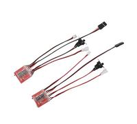 Taidda Controlador de Velocidad Eficiente ESC Cepillado 30A RC para Axial SCX24 1/24, Control de Motor Dual, Construcción Duradera para Coches RC, 2 Piezas