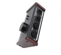 Taidda Controlador de Volumen Estéreo Pasivo con Perilla Grande para Monitor de Estudio, Interfaz XLR y de 3,5 Mm, Plug and Play para Productores de Música